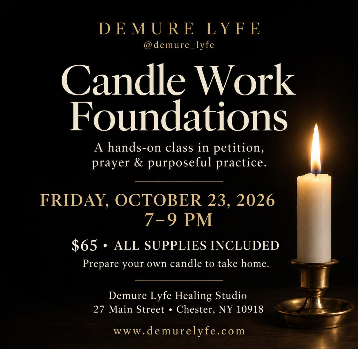 Candle Work Foundations