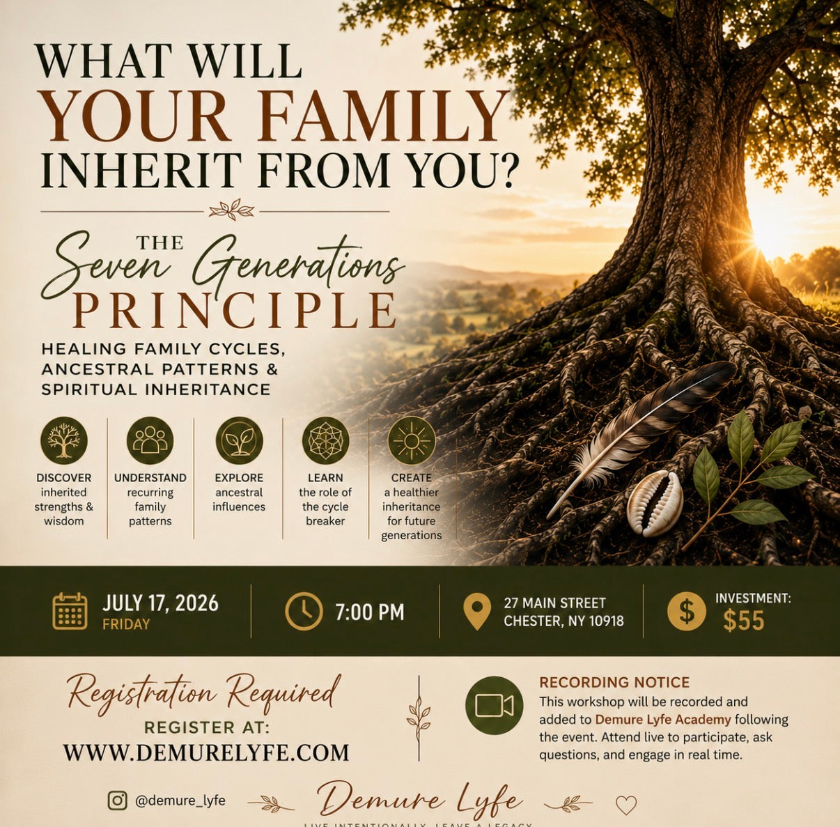 Seven Generations Principle Workshop