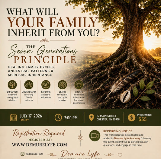 Seven Generations Principle Workshop