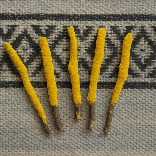 Cinnamon + Turmeric + White Copal Sage Twigs